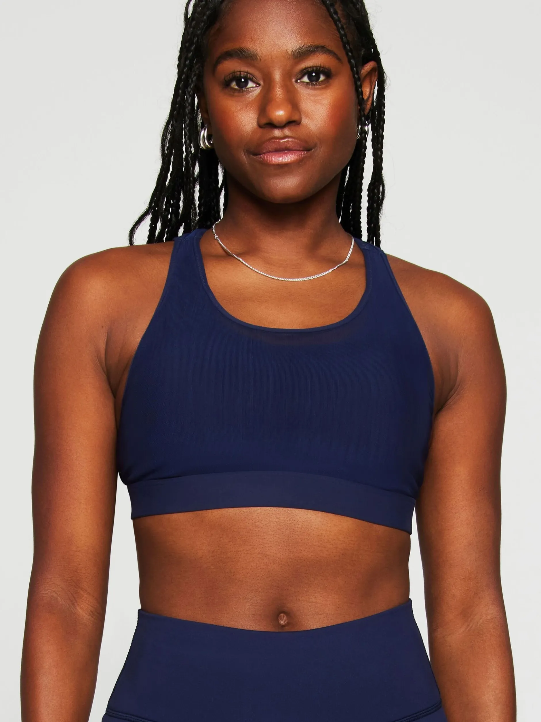 Fabletics Damen Sport-BH in blau