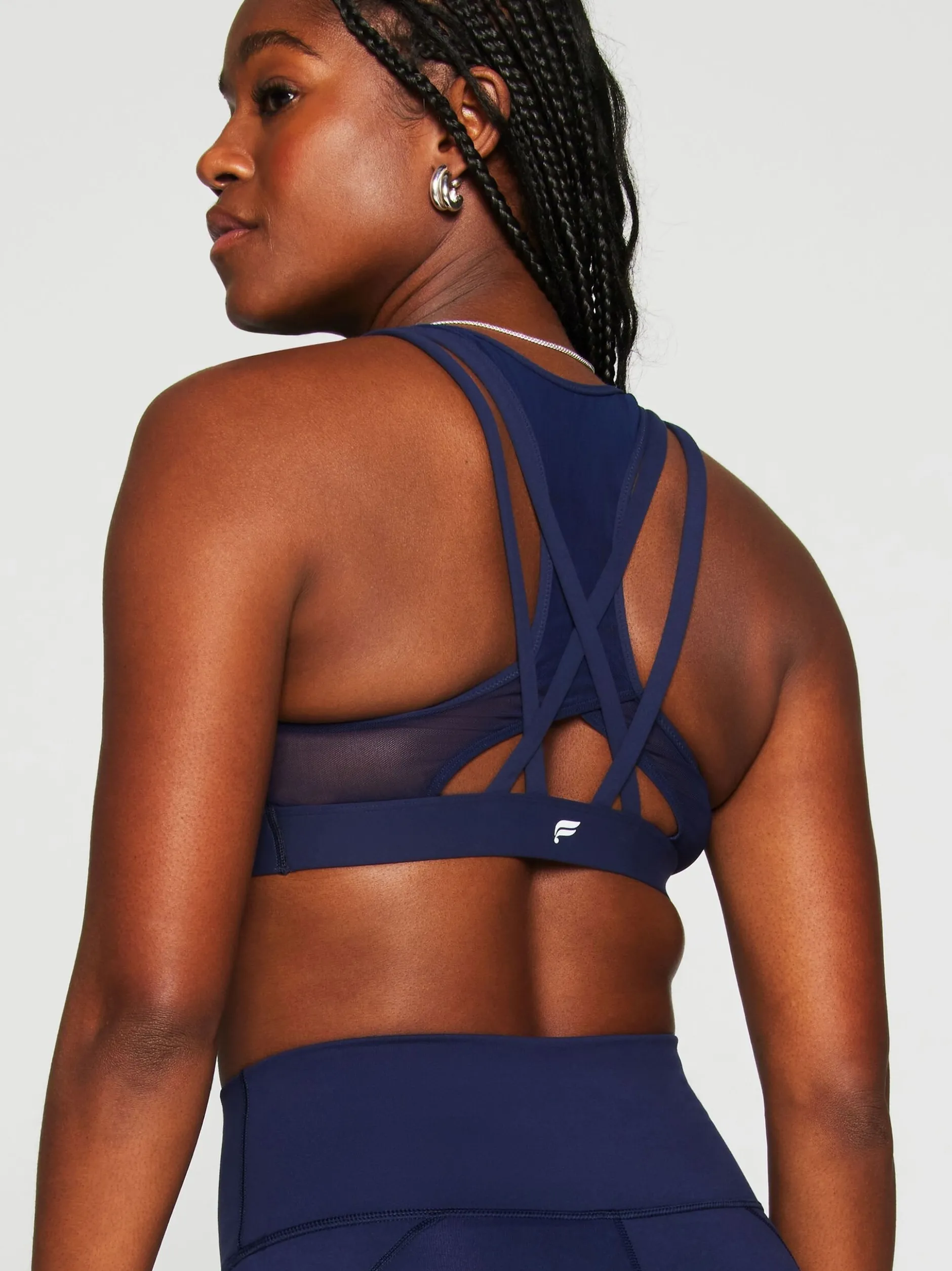 Fabletics Damen Sport-BH in blau