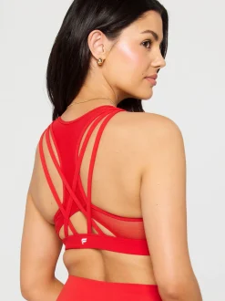 Fabletics Damen Sport-BH in rot