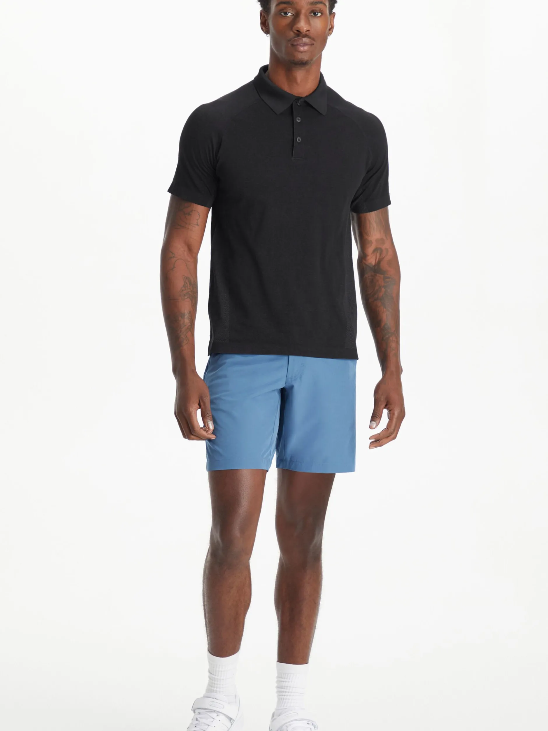 Fabletics Herren Shirt - The Training Day in schwarz
