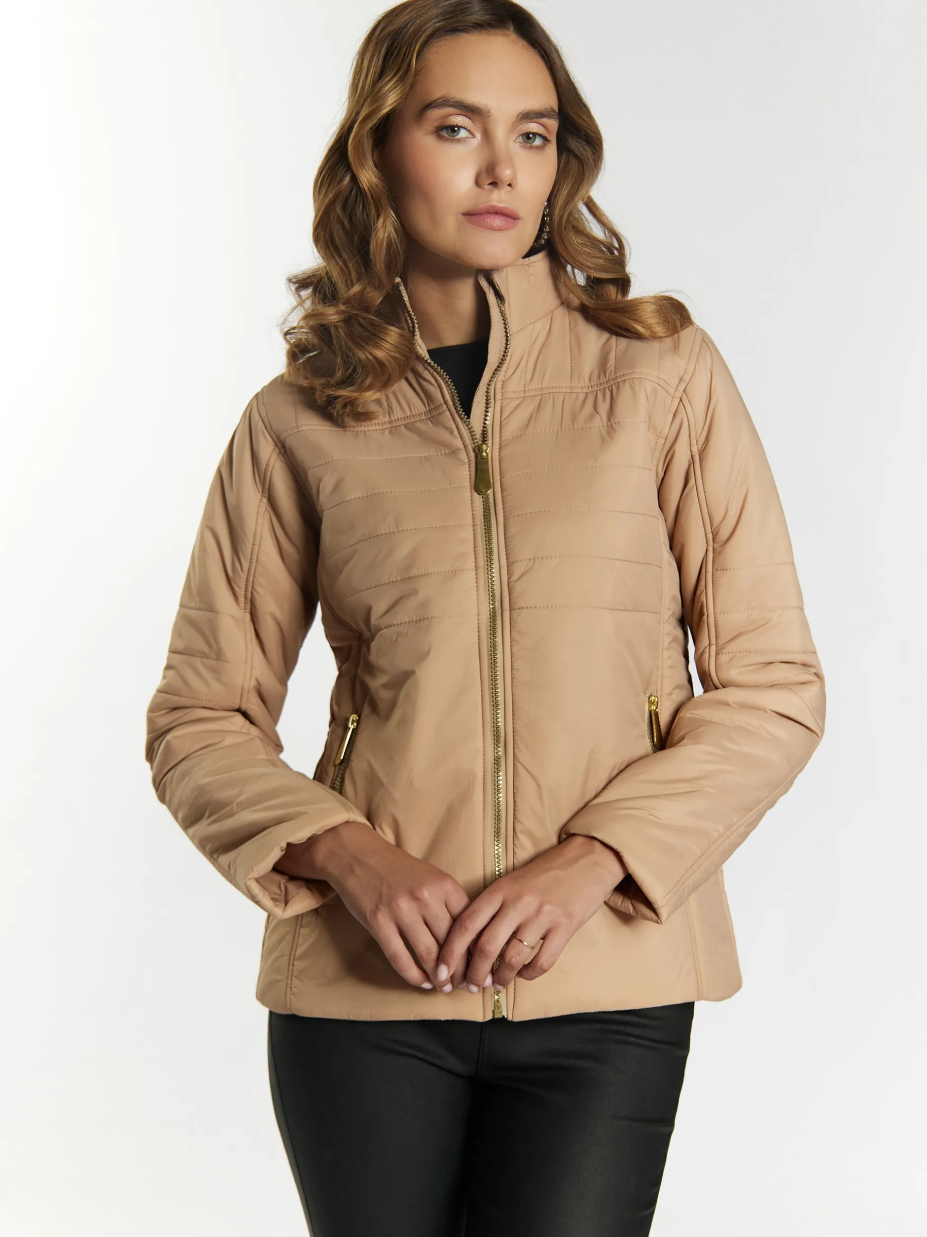 Faina Damen Übergangsjacke in braun