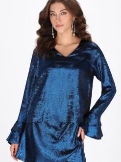 Faina Damen Bluse in blau