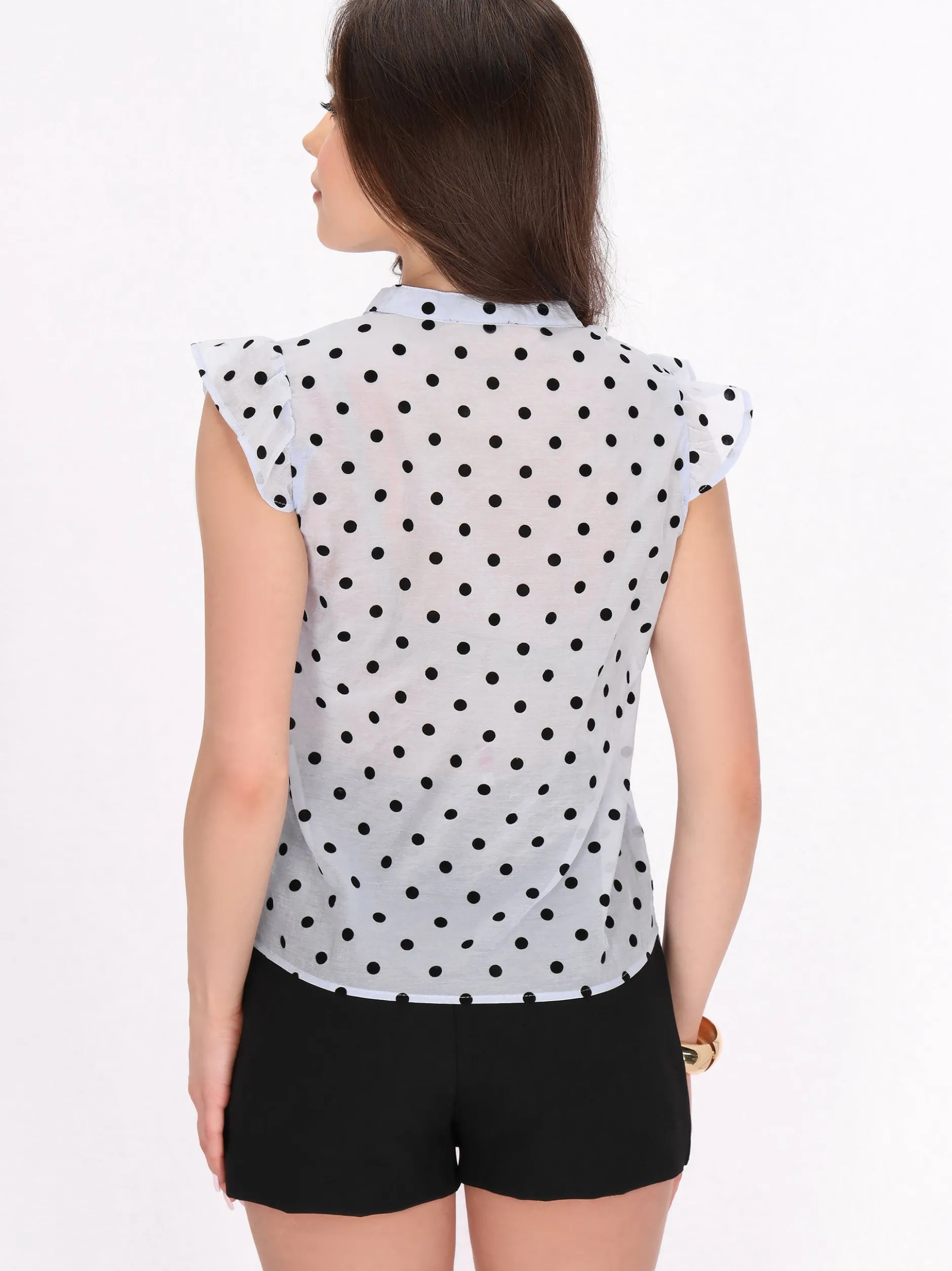 Faina Damen Bluse in hellblau