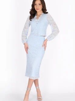 Faina Damen Bluse in hellblau