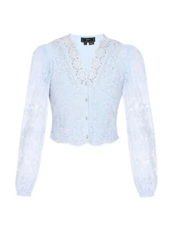 Faina Damen Bluse in hellblau
