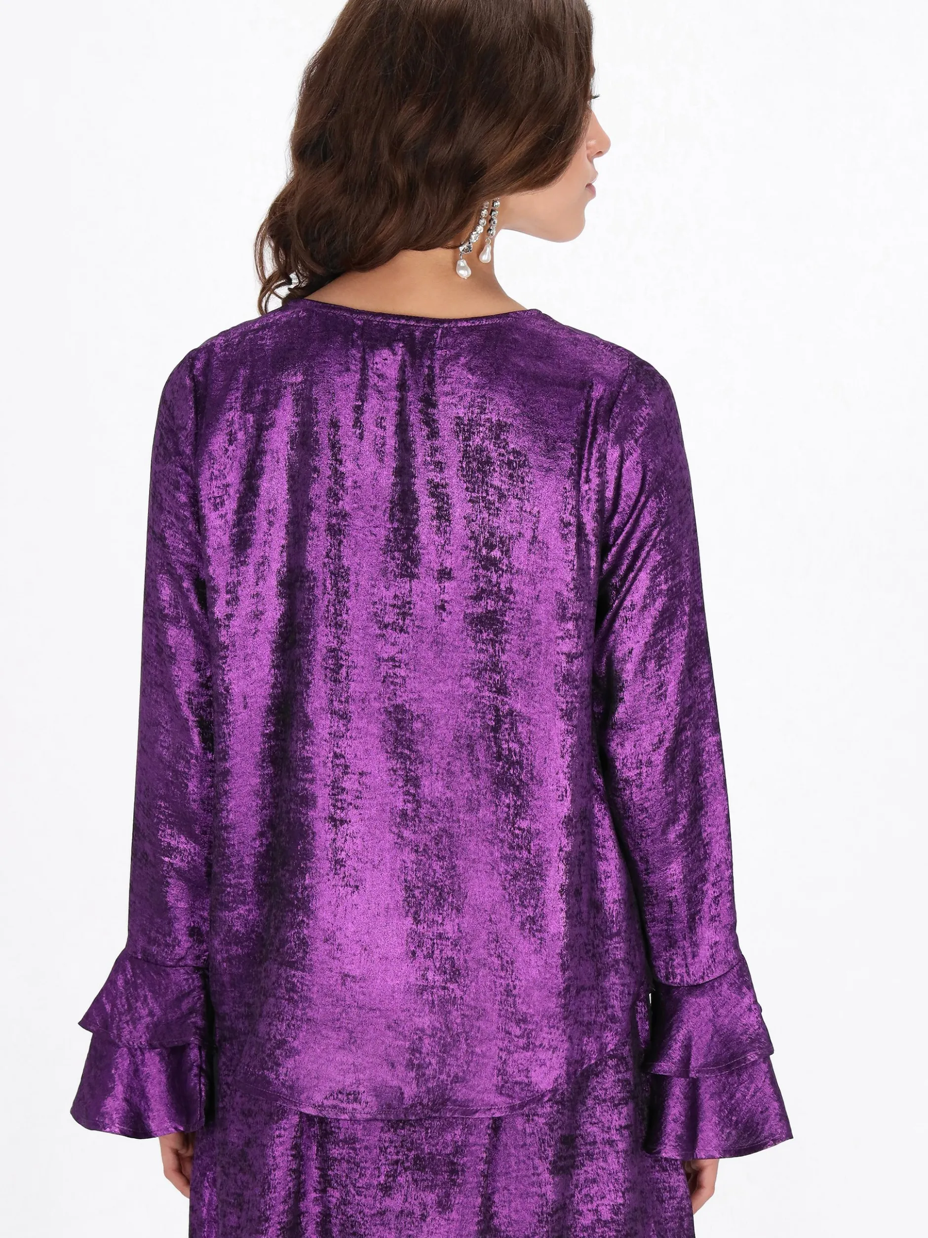 Faina Damen Bluse in lila