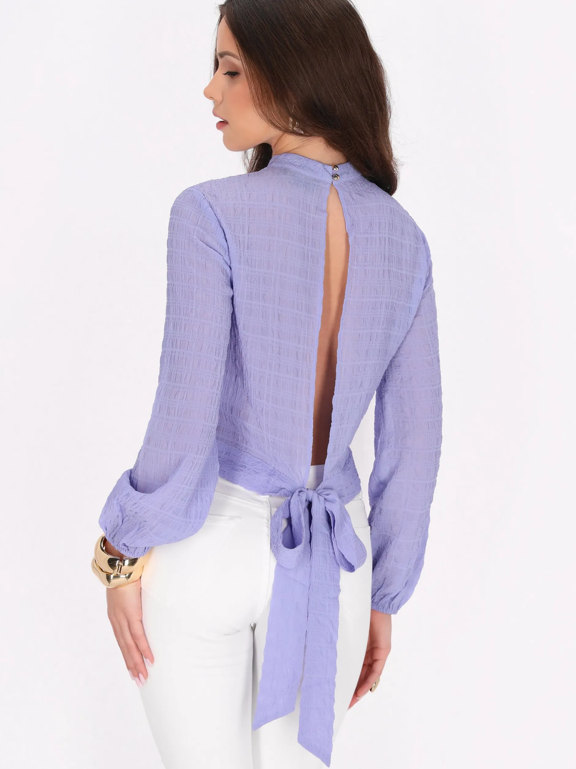Faina Damen Bluse in lila
