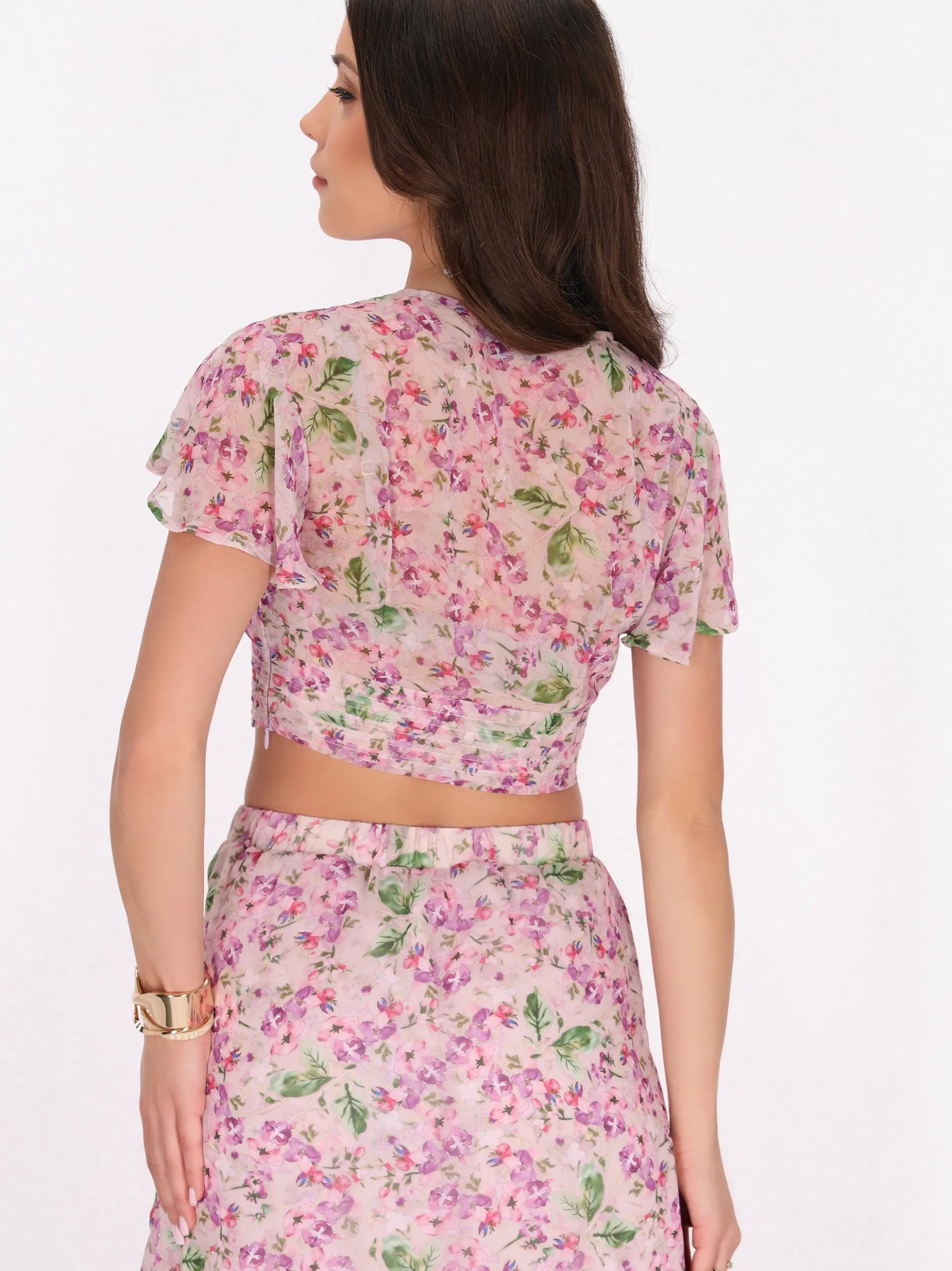 Faina Damen Bluse in lila