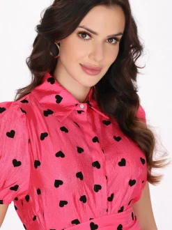 Faina Damen Bluse in pink