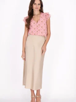 Faina Damen Bluse in rosa