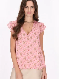 Faina Damen Bluse in rosa