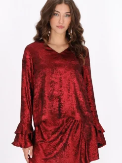 Faina Damen Bluse in rot