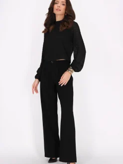 Faina Damen Bluse in schwarz