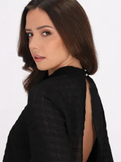 Faina Damen Bluse in schwarz