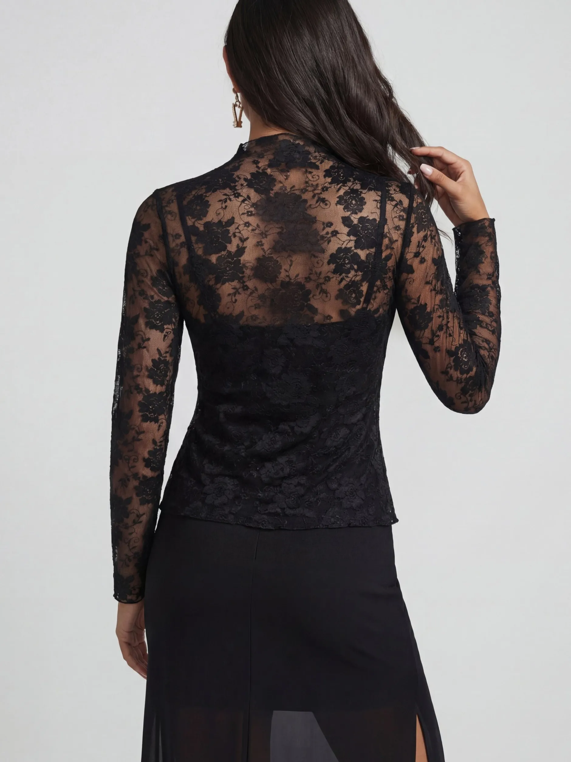 Faina Damen Bluse in schwarz