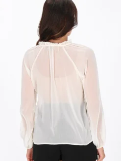 Faina Damen Bluse in weiß