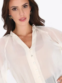 Faina Damen Bluse in weiß