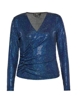Faina Damen Blusenshirt in blau