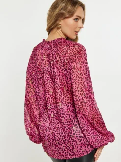Faina Damen Blusenshirt in rosa