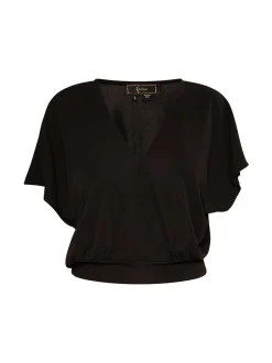 Faina Damen Blusenshirt in schwarz