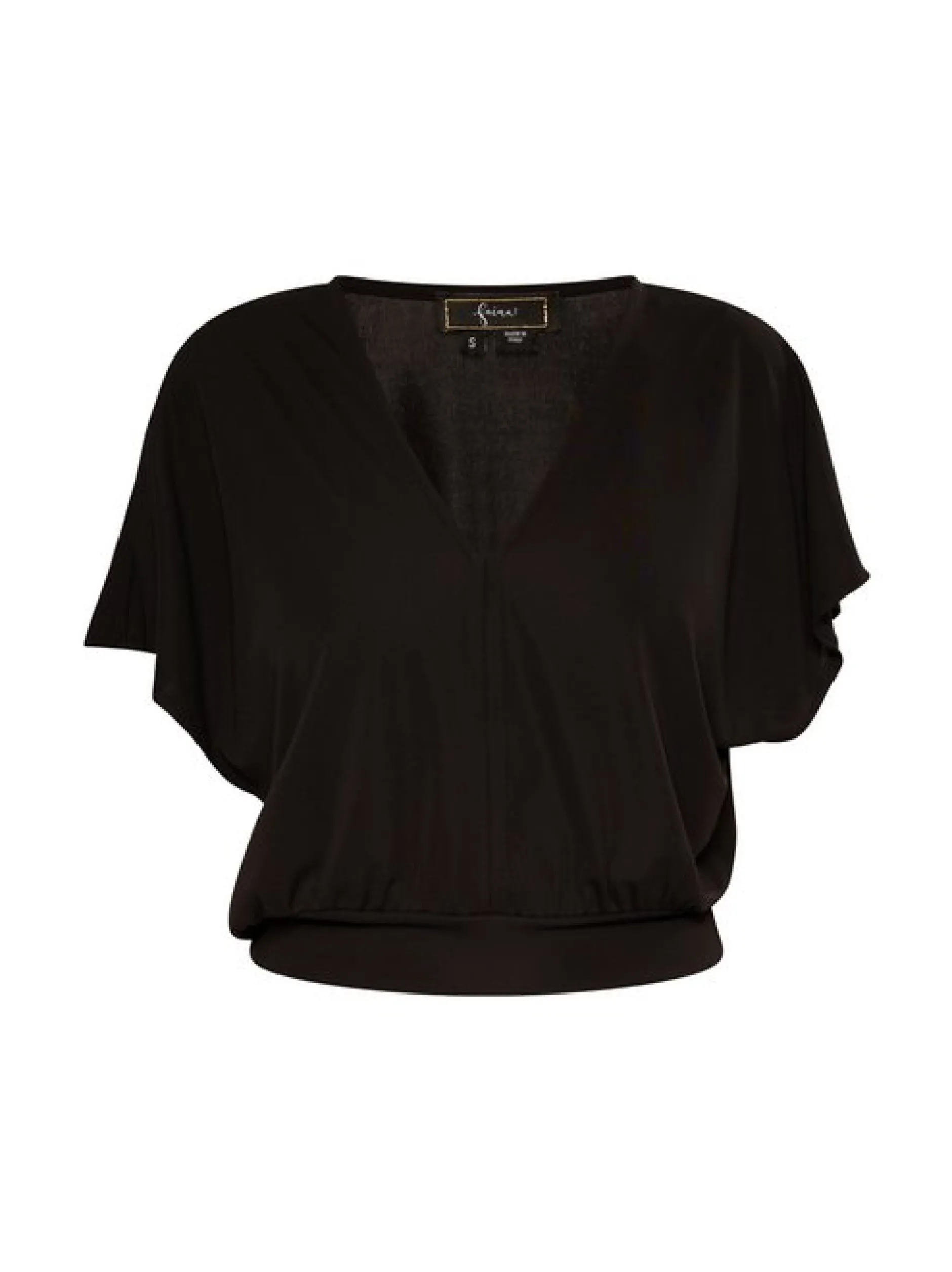 Faina Damen Blusenshirt in schwarz