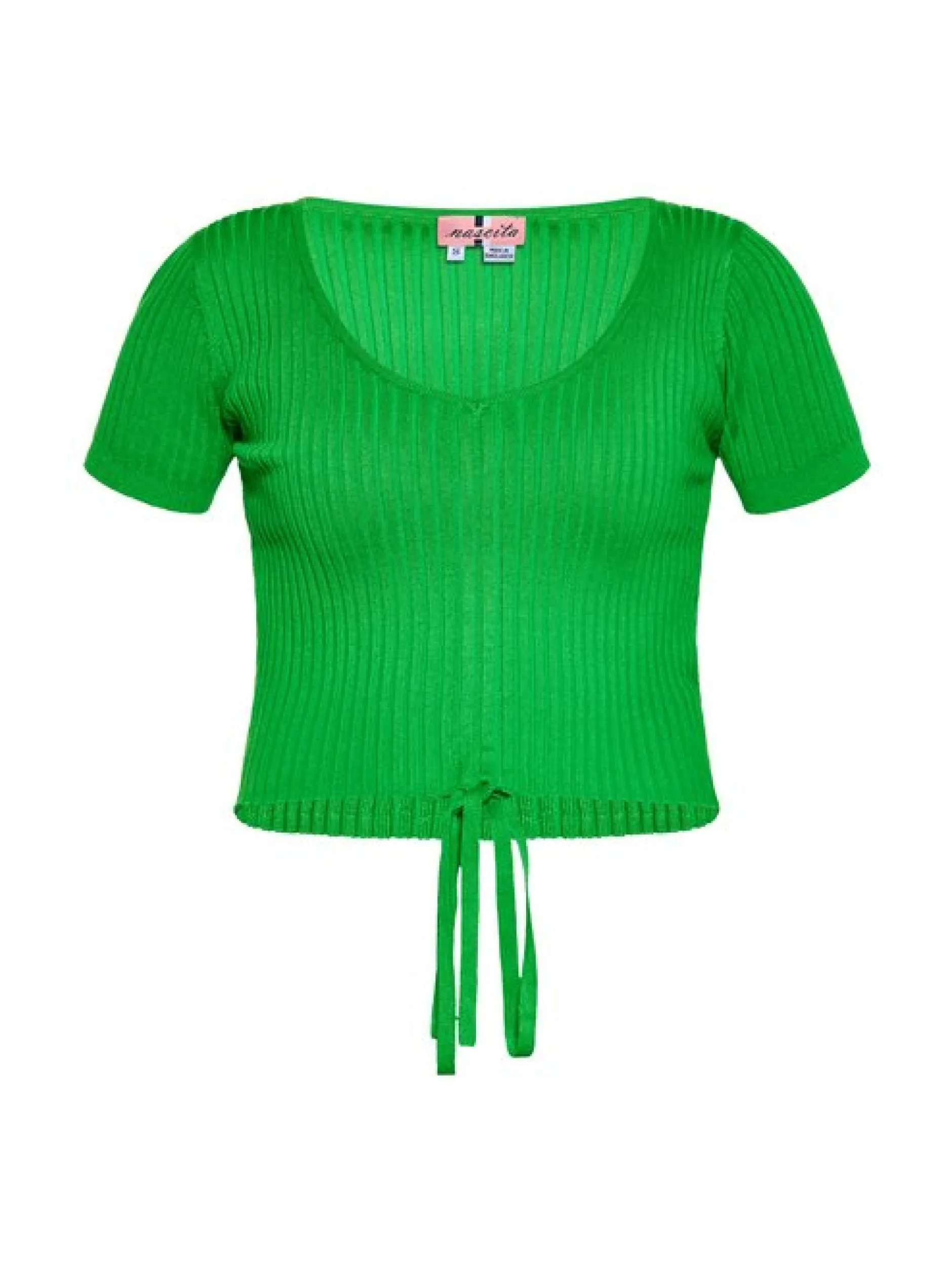 Faina Damen Crop Top in grün