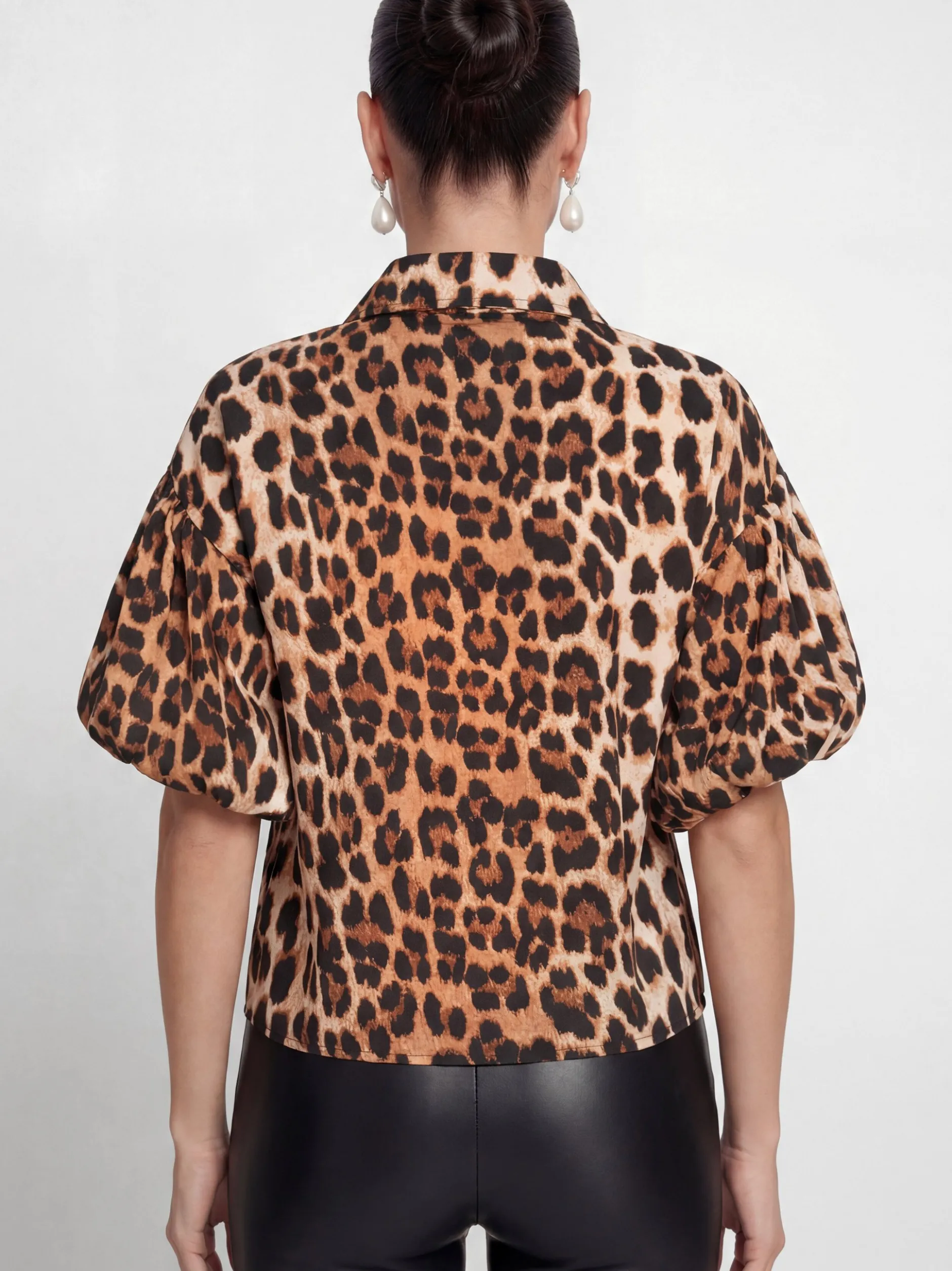 Faina Damen Hemdbluse in braun
