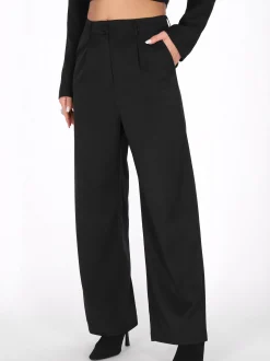 Faina Damen Hose in schwarz