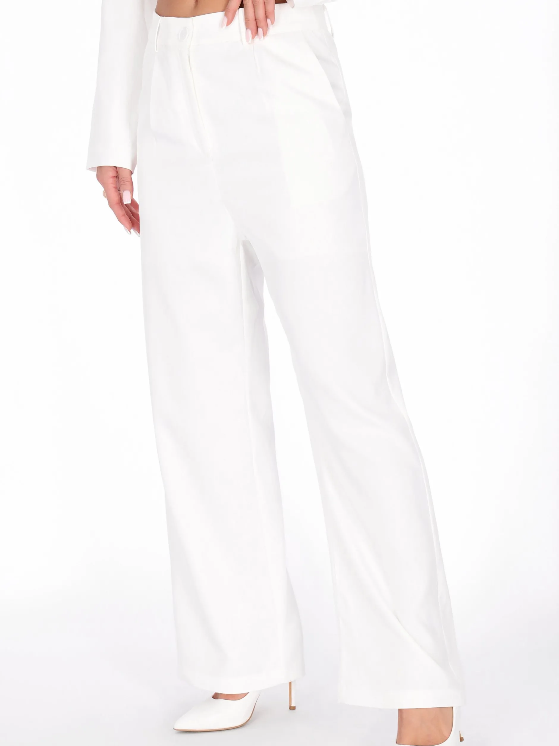 Faina Damen Hose in weiß