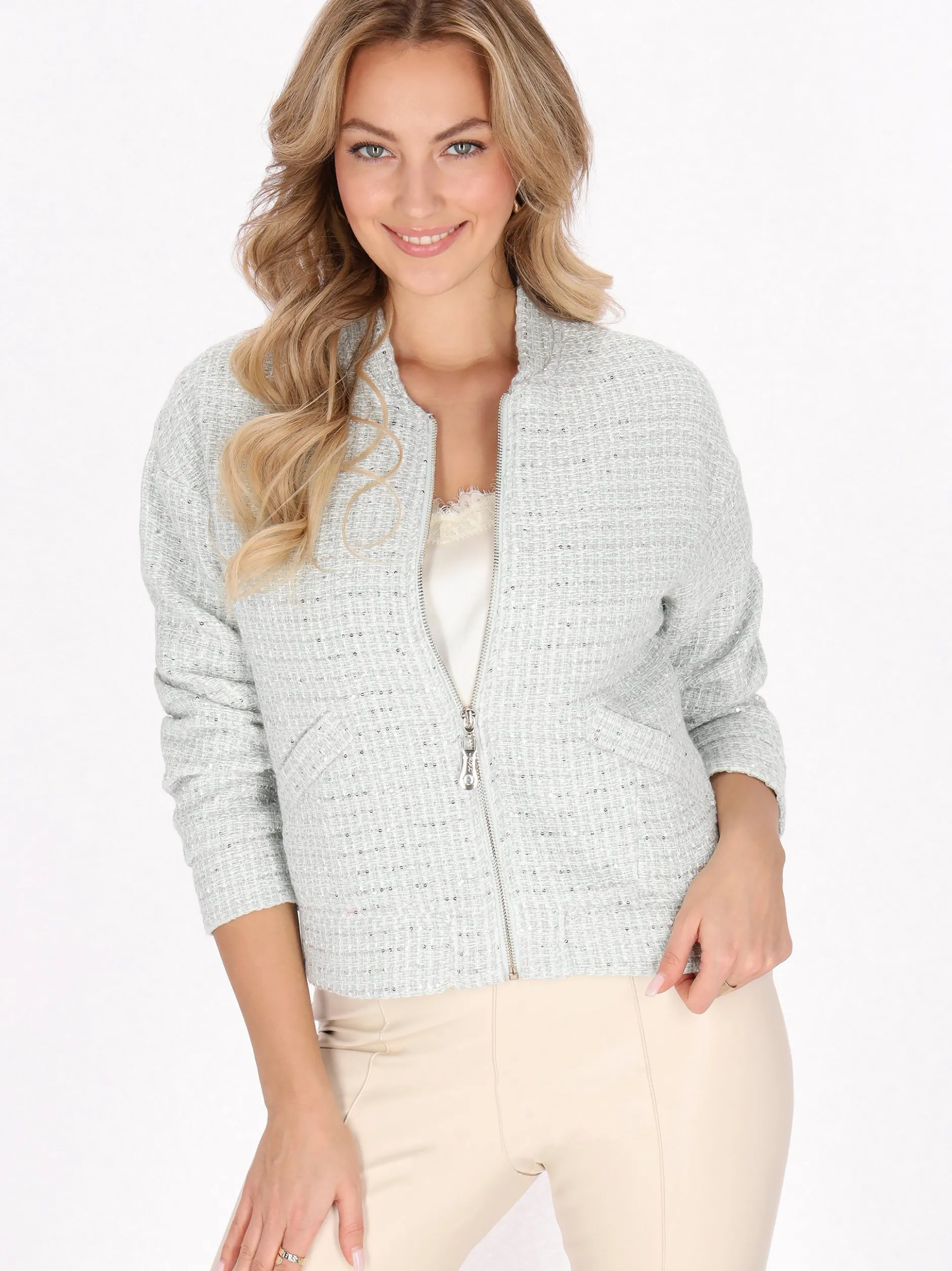 Faina Damen Jacke in aqua