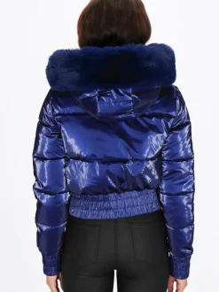Faina Damen Jacke in blau