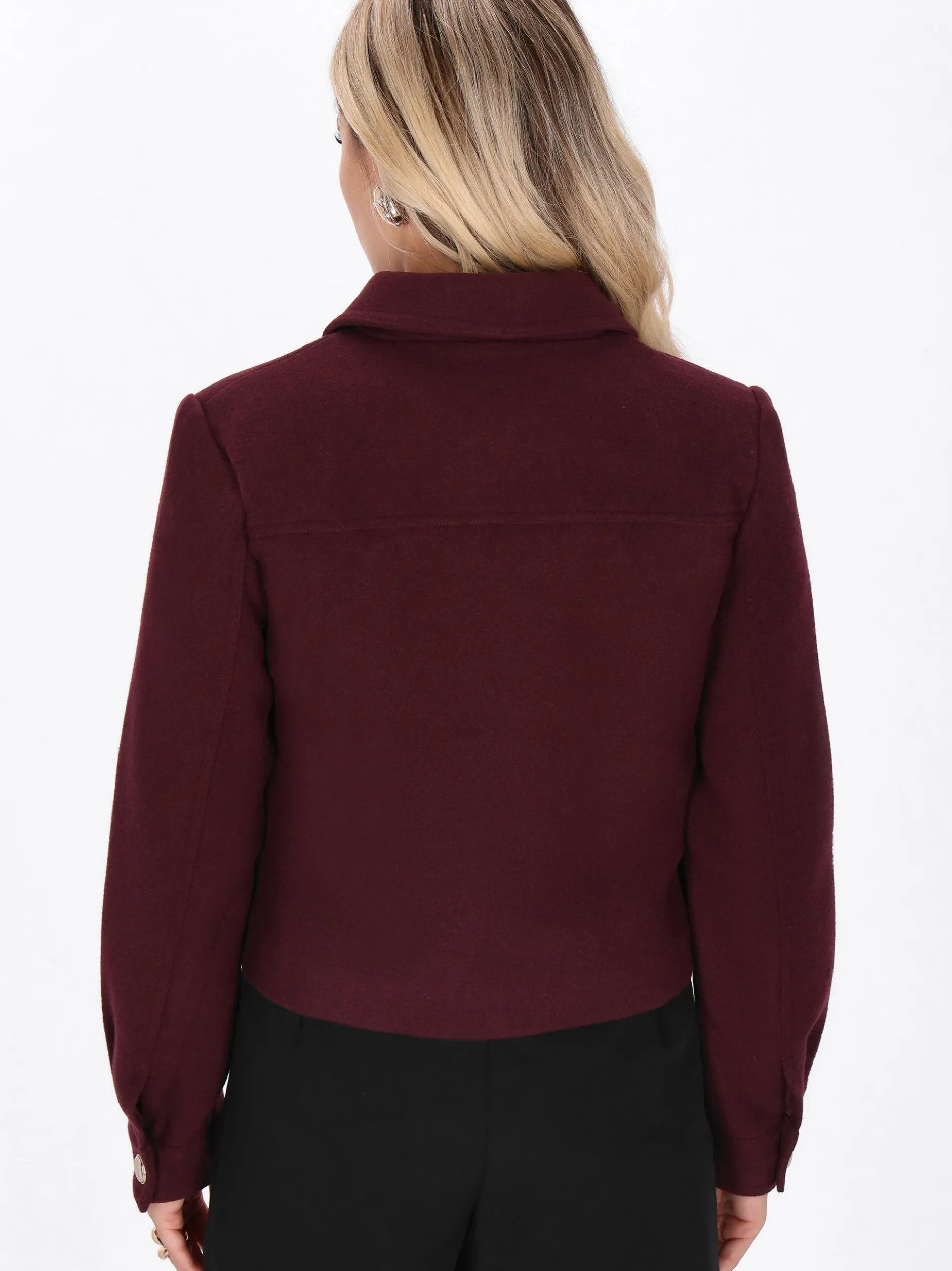 Faina Damen Jacke in bordeaux