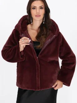 Faina Damen Jacke in bordeaux