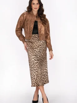 Faina Damen Jacke in braun