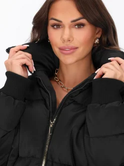 Faina Damen Jacke in schwarz