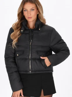 Faina Damen Jacke in schwarz