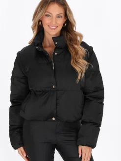 Faina Damen Jacke in schwarz
