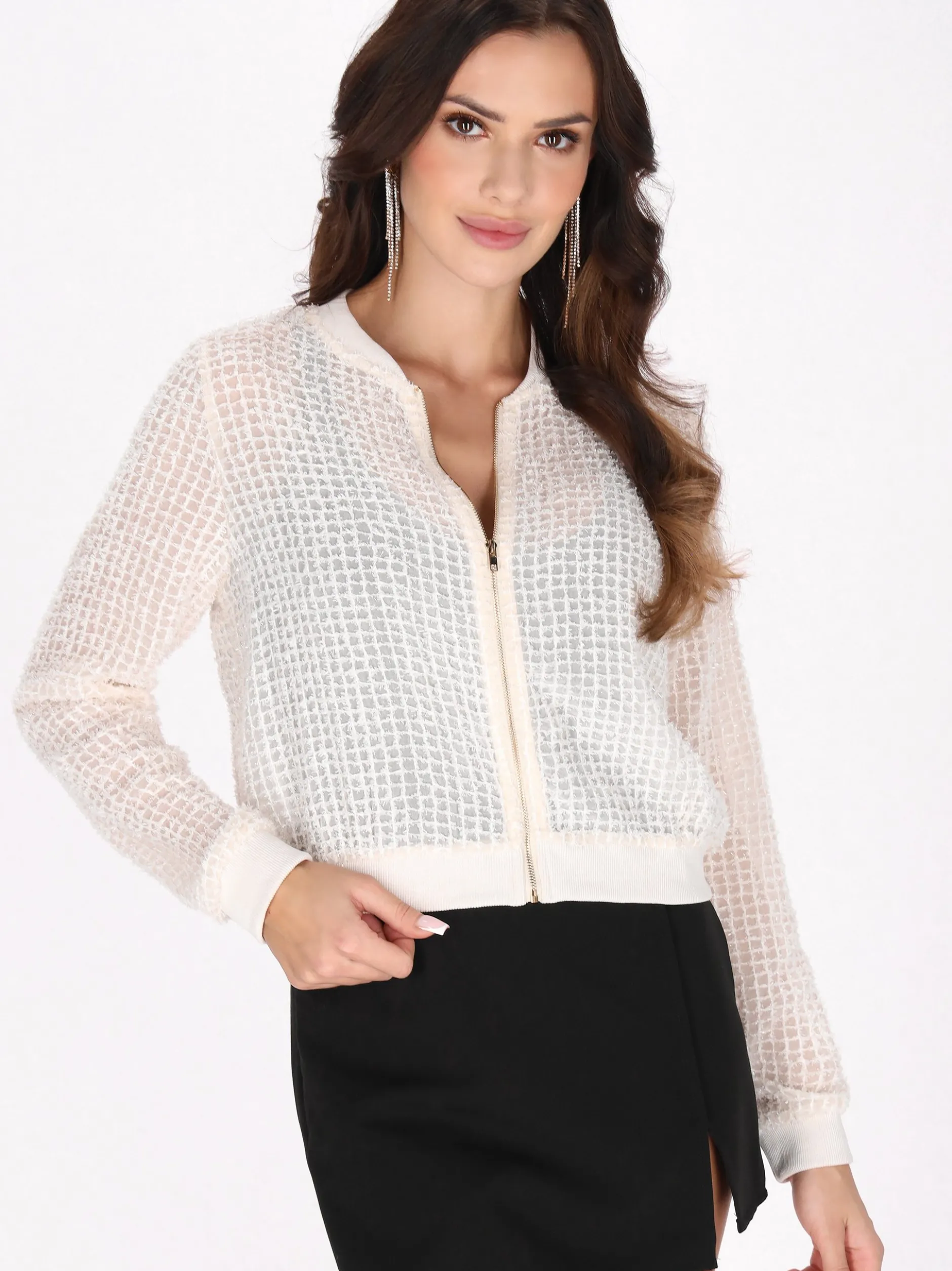 Faina Damen Jacke in weiß
