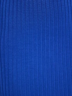 Faina Damen Kleid in blau - Ausschnitt: Rundhals