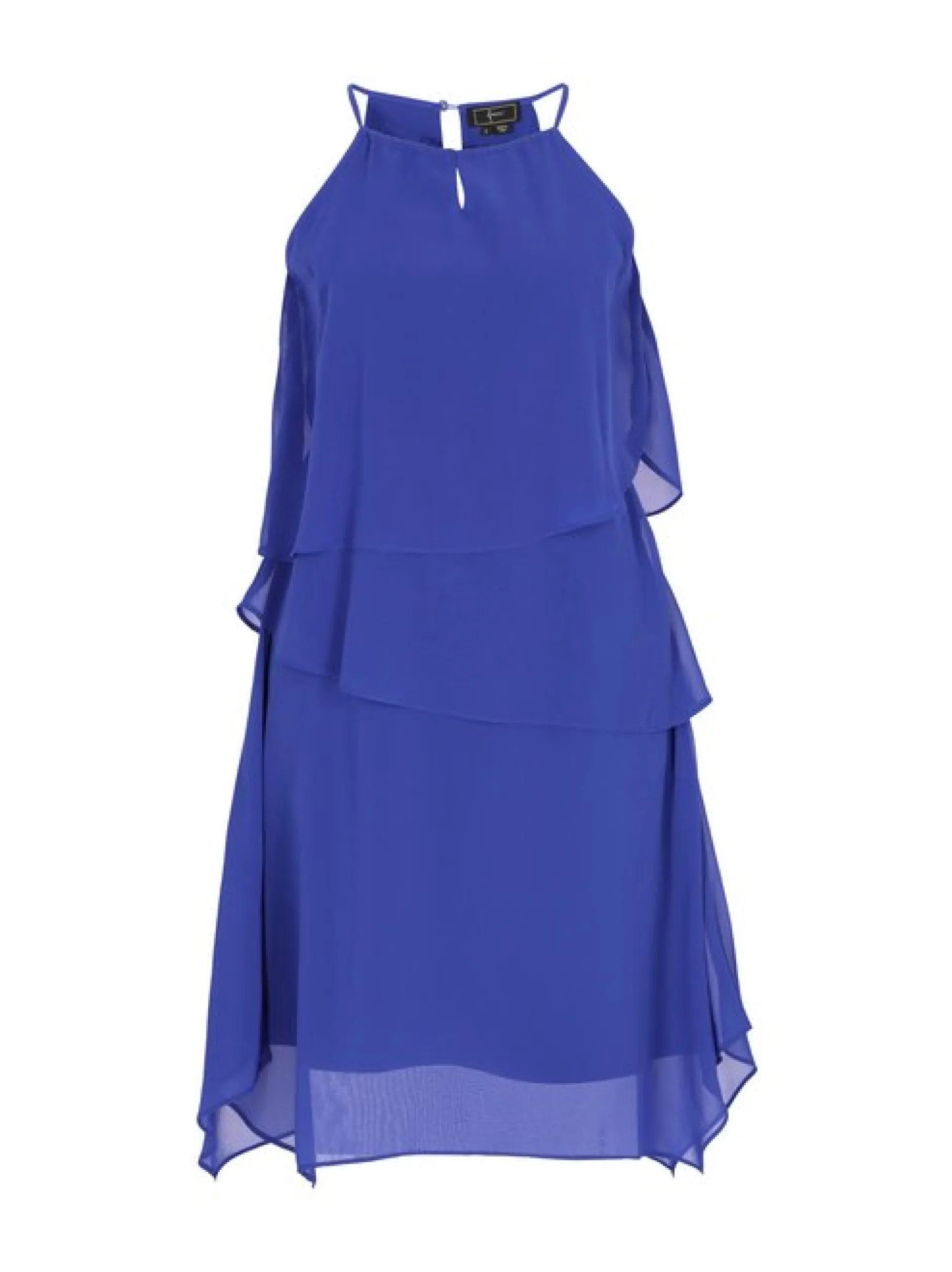 Faina Damen Kleid in blau - Länge: mittel