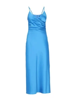 Faina Damen Kleid in blau - Länge: mittel