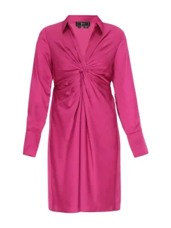 Faina Damen Kleid in fuchsia - Länge: mittel