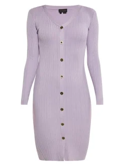 Faina Damen Kleid in lila - Länge: mittel