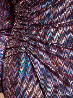 Faina Damen Kleid in mehrfarbig - Länge: mittel
