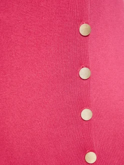 Faina Damen Kleid in pink - Länge: mittel
