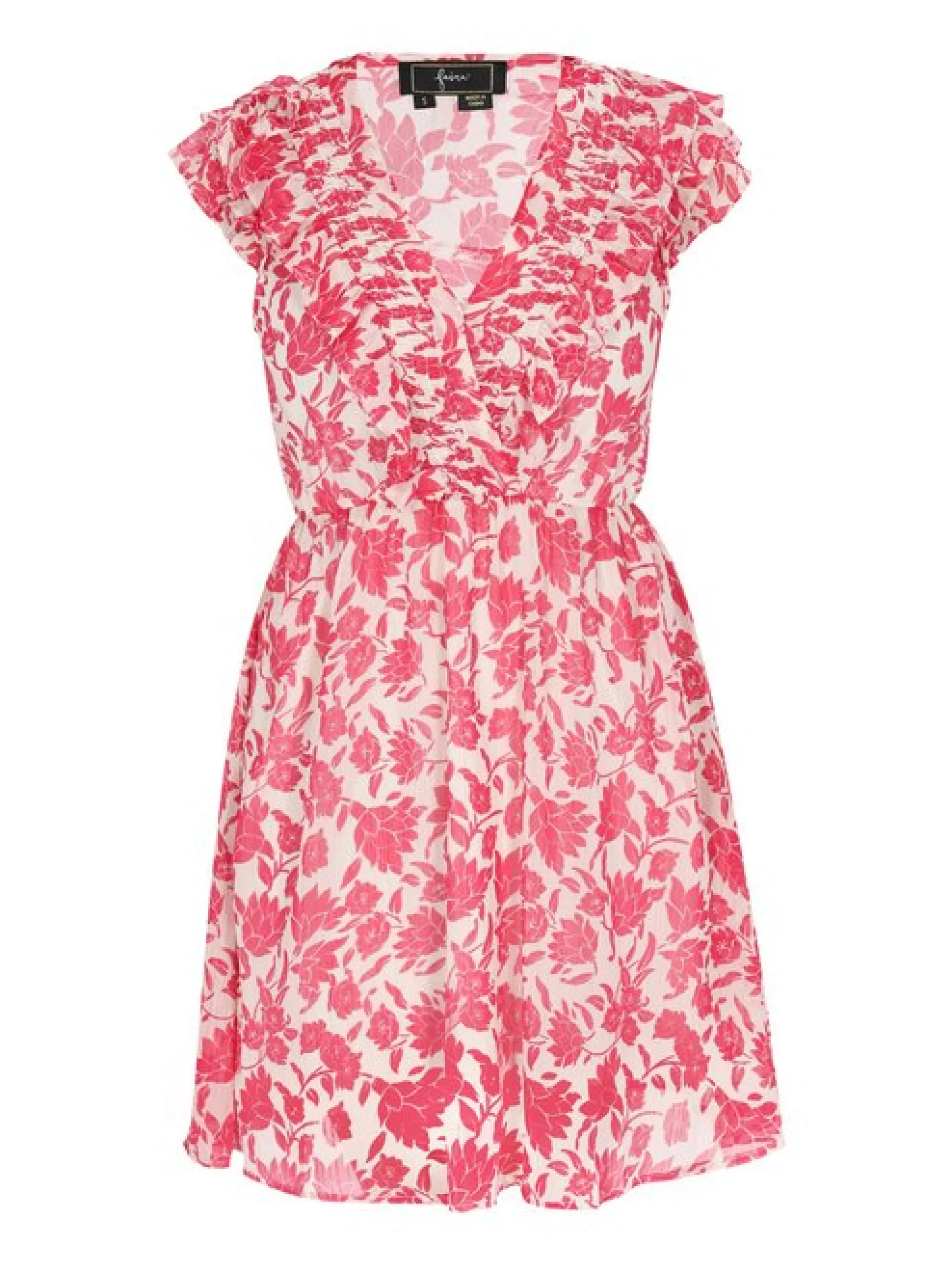 Faina Damen Kleid in pink - Länge: mittel