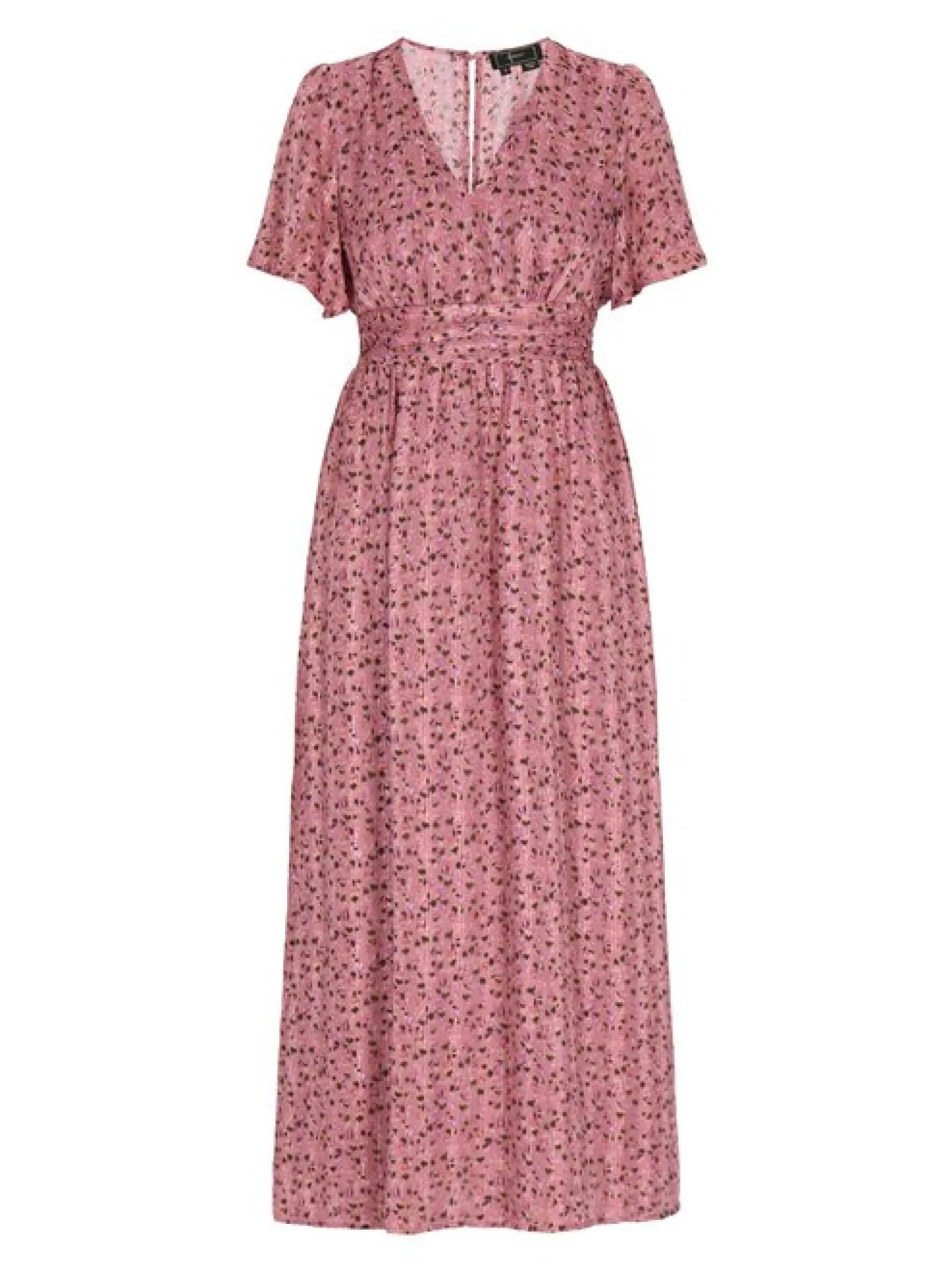 Faina Damen Kleid in rosa - Länge: mittel