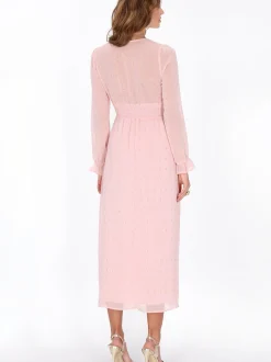 Faina Damen Kleid in rosa - Länge: mittel