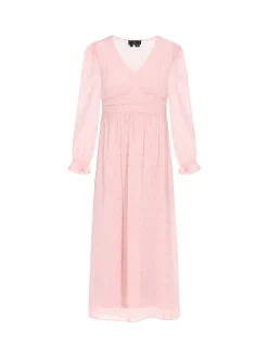 Faina Damen Kleid in rosa - Länge: mittel