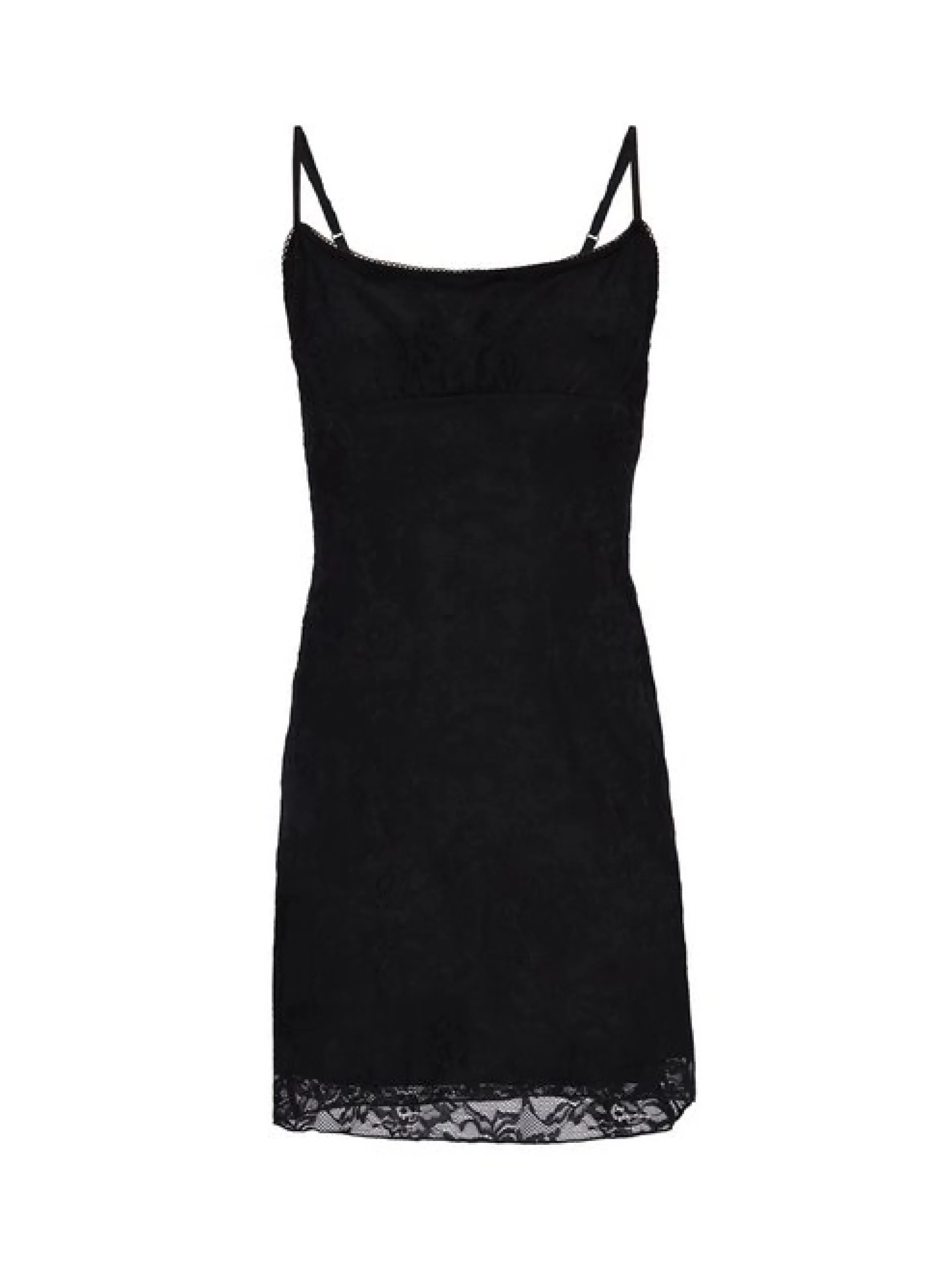 Faina Damen Kleid in schwarz - Länge: mittel
